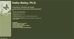 Desktop Screenshot of kathybailey.com