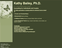 Tablet Screenshot of kathybailey.com